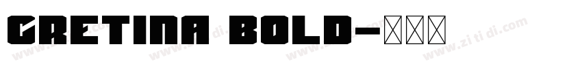 Cretina Bold字体转换